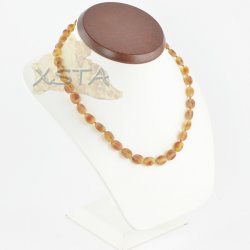 Raw Baltic amber necklace Adults